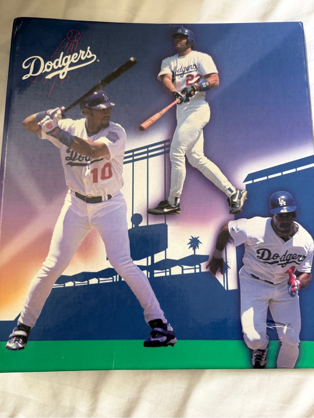 Vintage Rare 1998 LA Dodgers 40th Anniversary 3-Ring Binder